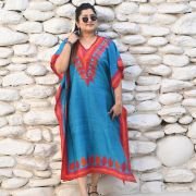Silk Long Kaftan 001