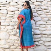 Silk Long Kaftan 001