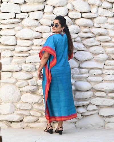 Silk Long Kaftan 001