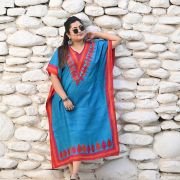 Silk Long Kaftan 001