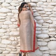 Silk Long Kaftan 002
