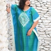 Silk Long Kaftan 008