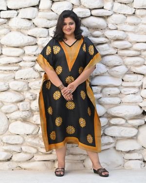 Silk Long Kaftan 010