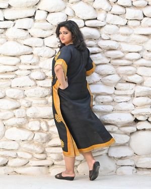 Silk Long Kaftan 010