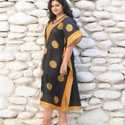 Silk Long Kaftan 010