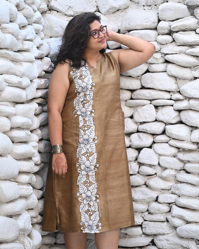 Sleeveless Pocket Dress 004