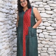Sleeveless Pocket Dress 005