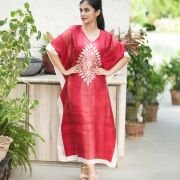 Silk Long Kaftan 011
