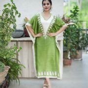 Silk Long Kaftan 012
