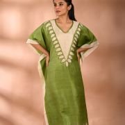 Silk Long Kaftan 012