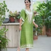 Silk Long Kaftan 012