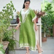 Silk Long Kaftan 012