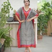Silk Long Kaftan 013