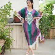 Silk Long Kaftan 015
