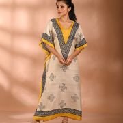 Silk Long Kaftan 018