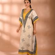 Silk Long Kaftan 018