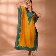 Silk Long Kaftan 020