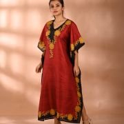 Silk Long Kaftan 021