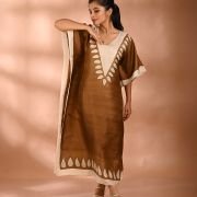 Silk Long Kaftan 022