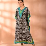 Silk Long Kaftan 026