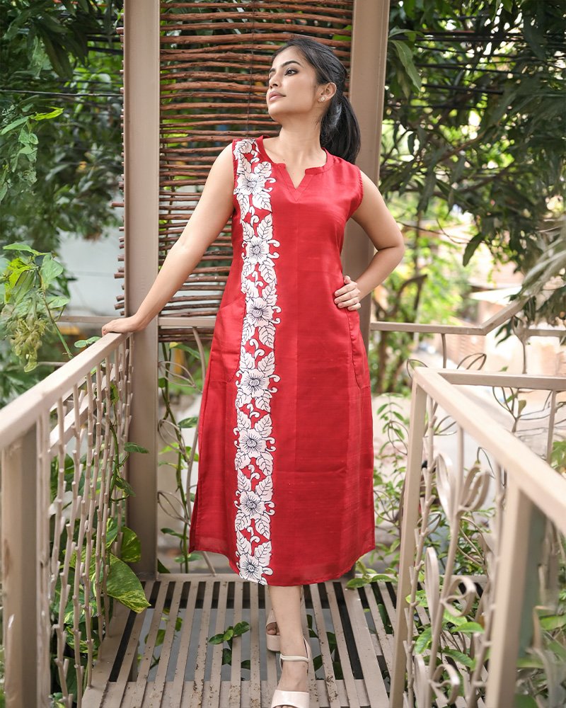 Sleeveless Pocket Dress 001
