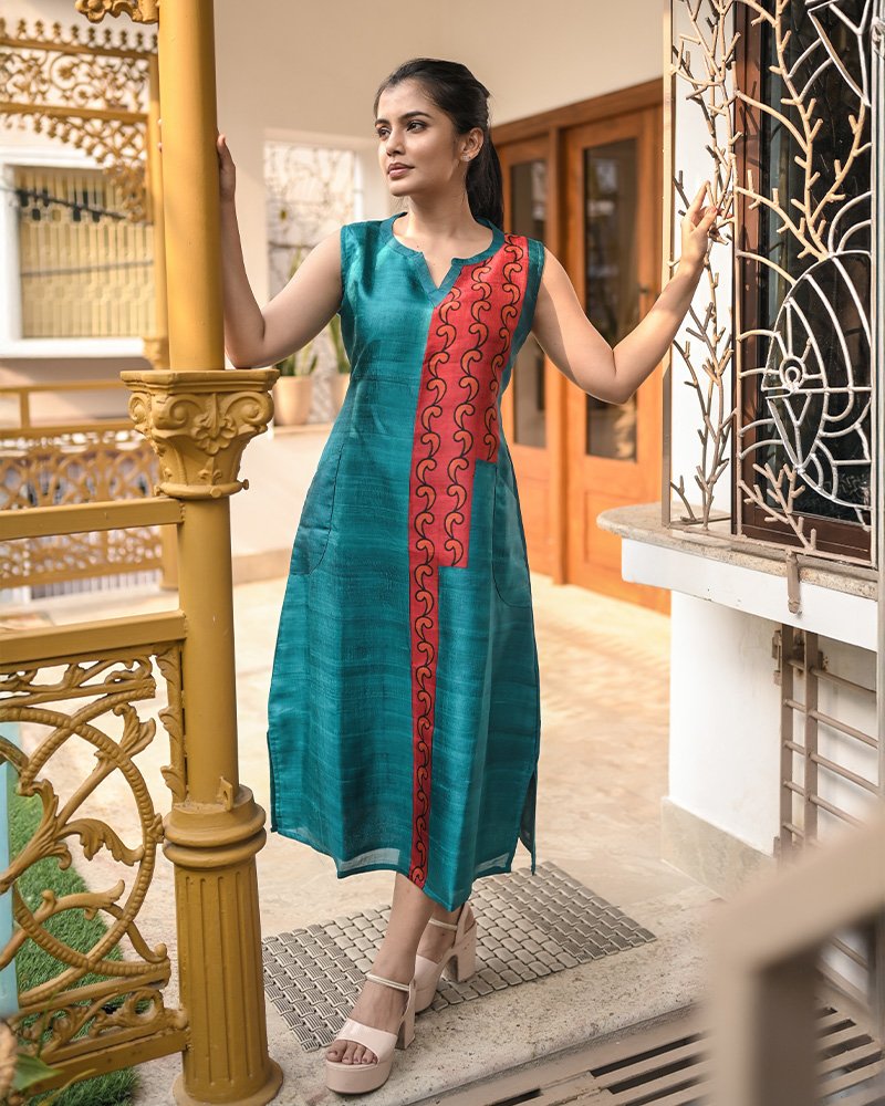Sleeveless Pocket Dress 002