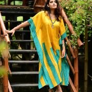 Silk Long Kaftan 040