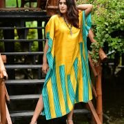 Silk Long Kaftan 040