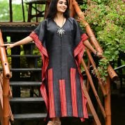 Silk Long Kaftan 041