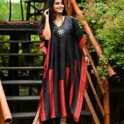 Silk Long Kaftan 041