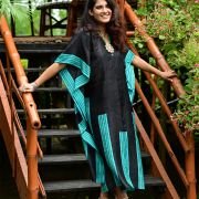 Silk Long Kaftan 043