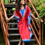 Silk Long Kaftan 044