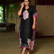 Silk Long Kaftan 049