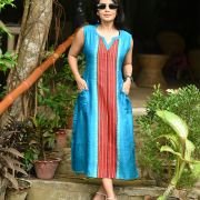 Sleeveless Pocket Dress 011