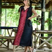 Sleeveless Pocket Dress 013