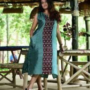 Sleeveless Pocket Dress 015